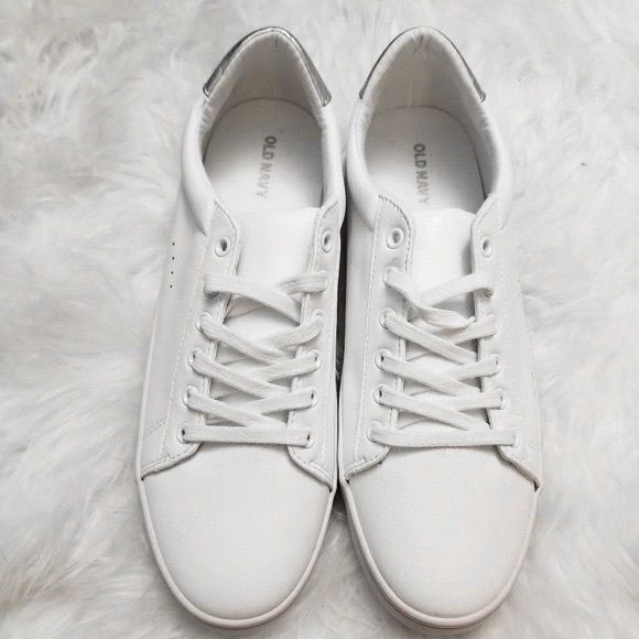Old Navy Shoes - FAUX LEATHER WOMENS SNEAKERS